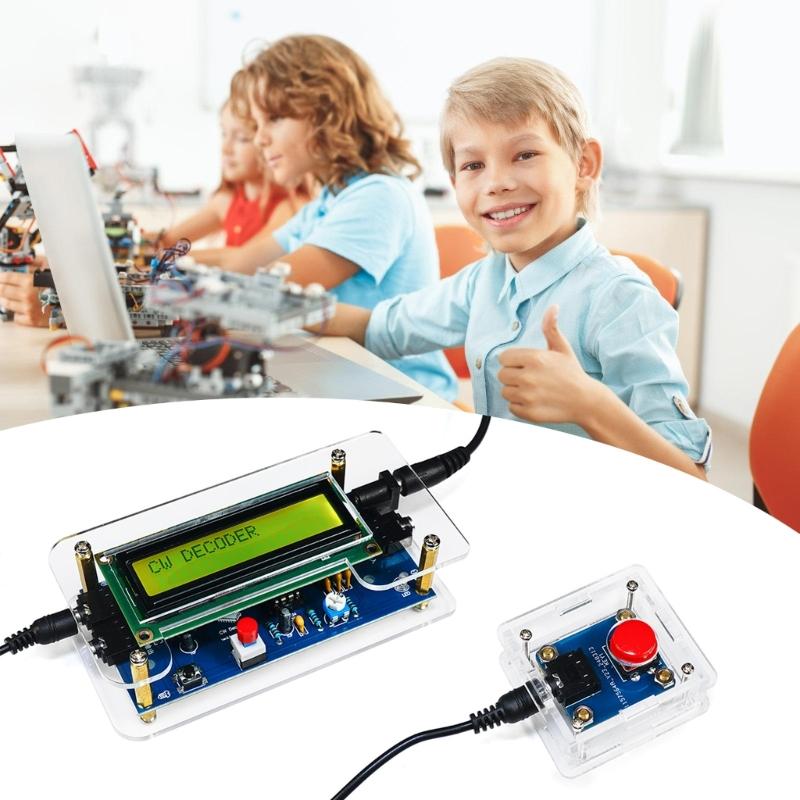 CW Trainer Morse Code Decoders Module Training Partner, 9V/33mA, Wireless Radio Essential Suitable for Amateur Operators