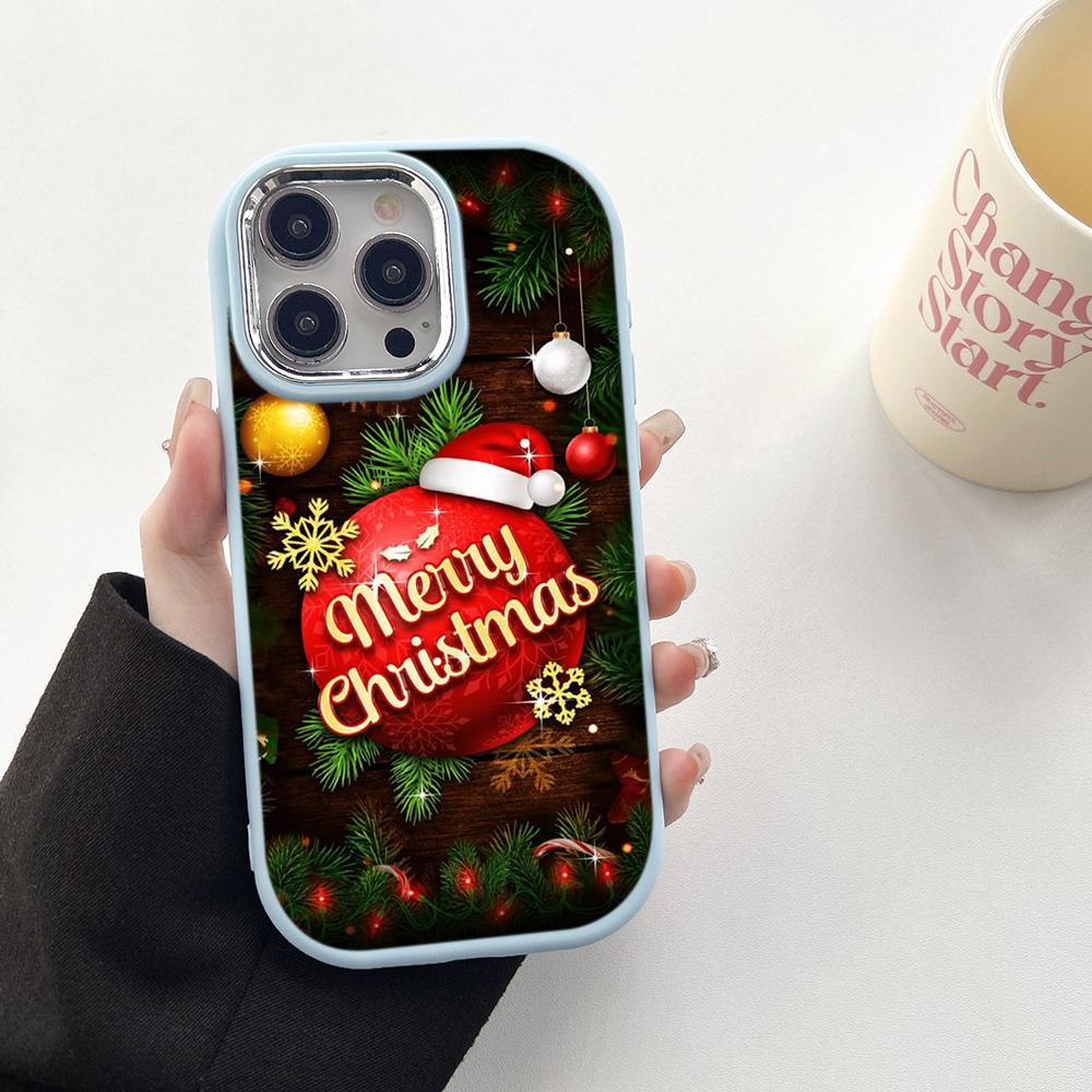 N107 Happy New Year Christmas art Soft Phone Cases для Samsung S24 S23 Plus A15 A35 A54 — фото 18