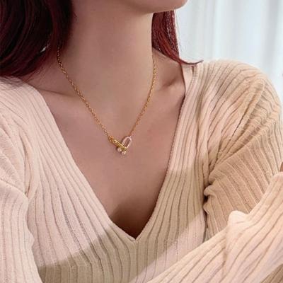 LOEKA DOPPEL-U ZWEIFARBIGES COLLIER