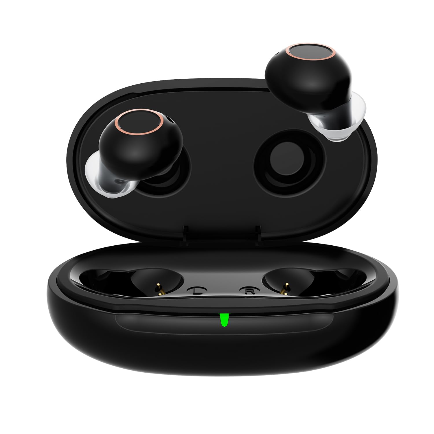 

NIKEN hearing recommended by singer Aki rechargeable hearing aids for left and right volume with feedback discreet A great gift for seniors and чёрный