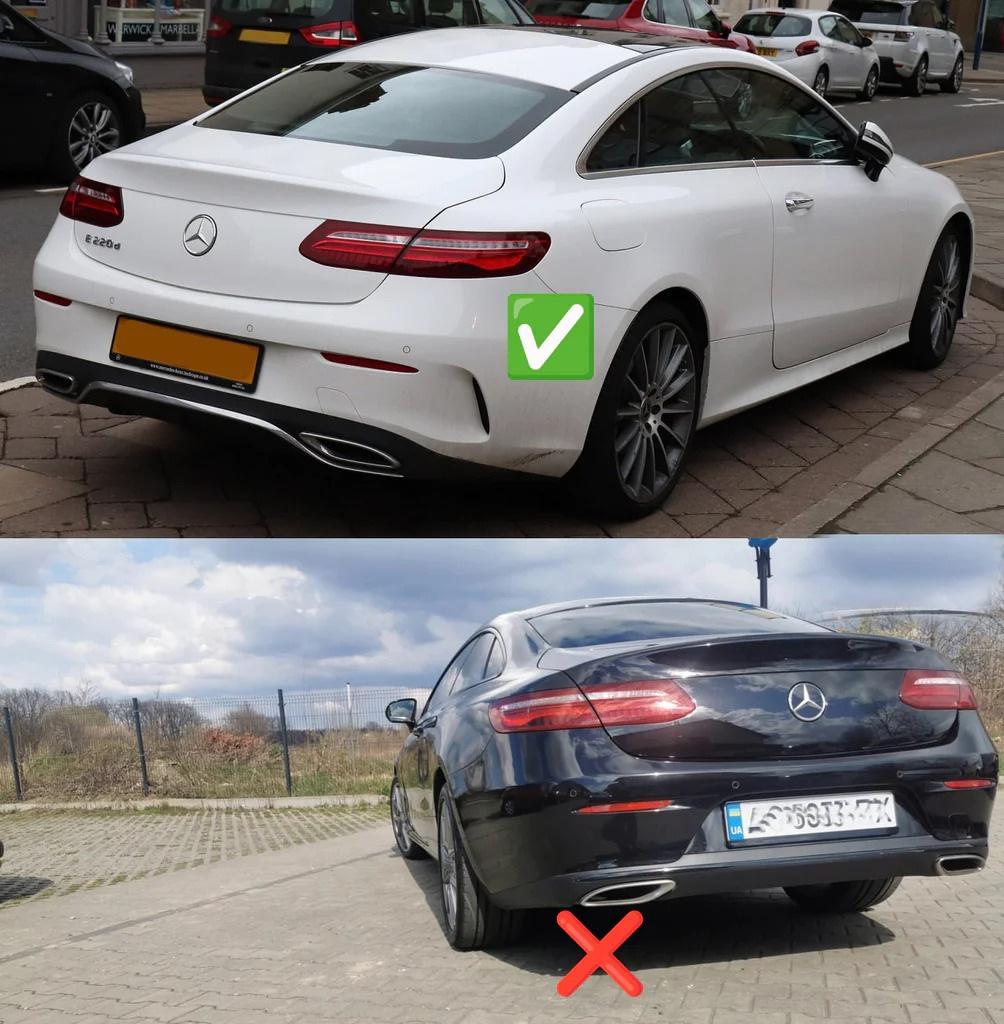 Комплект обвесов AMG E63 (для 2020-2024) для Mercedes E-class coupe C238