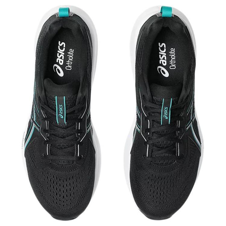 Asics Men's GEL-CONTEND 9 Running Shoes Black White 1011B881-004