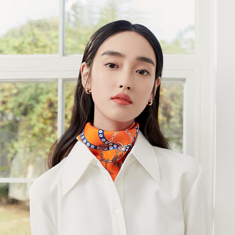 WENSLI 'Xiyu Zanma' Mulberry Silk Scarf