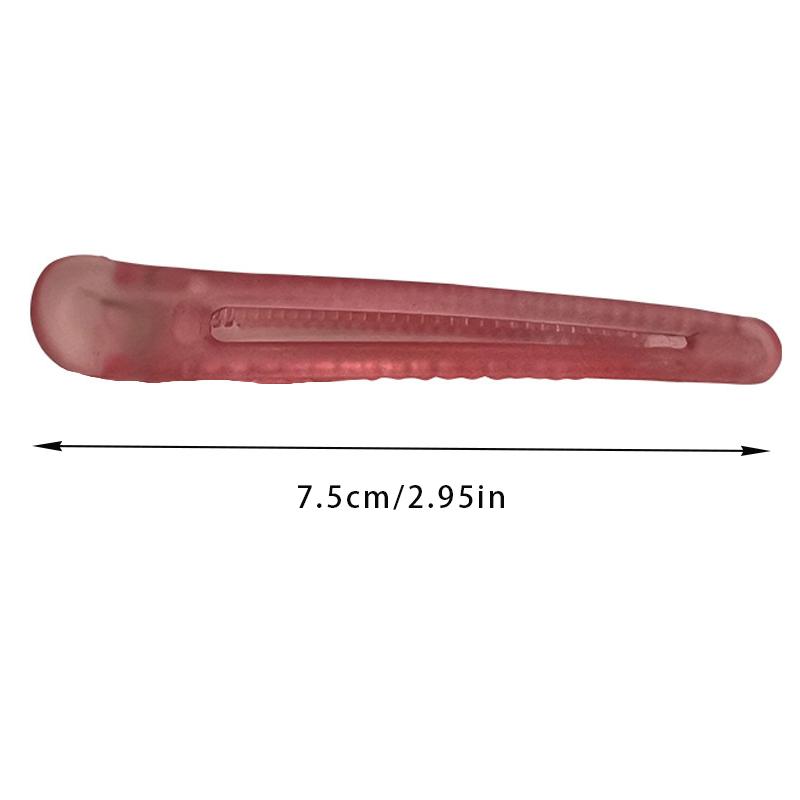 5Pcs Frosted Duckbill Clip Colorful Fix Hair Hairpins Fashion Bangs Clip Hairdressing Hairpins Barrettes Headwear Accessories