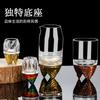 Baijiu Cup Household Creative Spirits Cup Transparent Glass One Mug Small Wine Glass One or Two Glasses Wine Dispenser