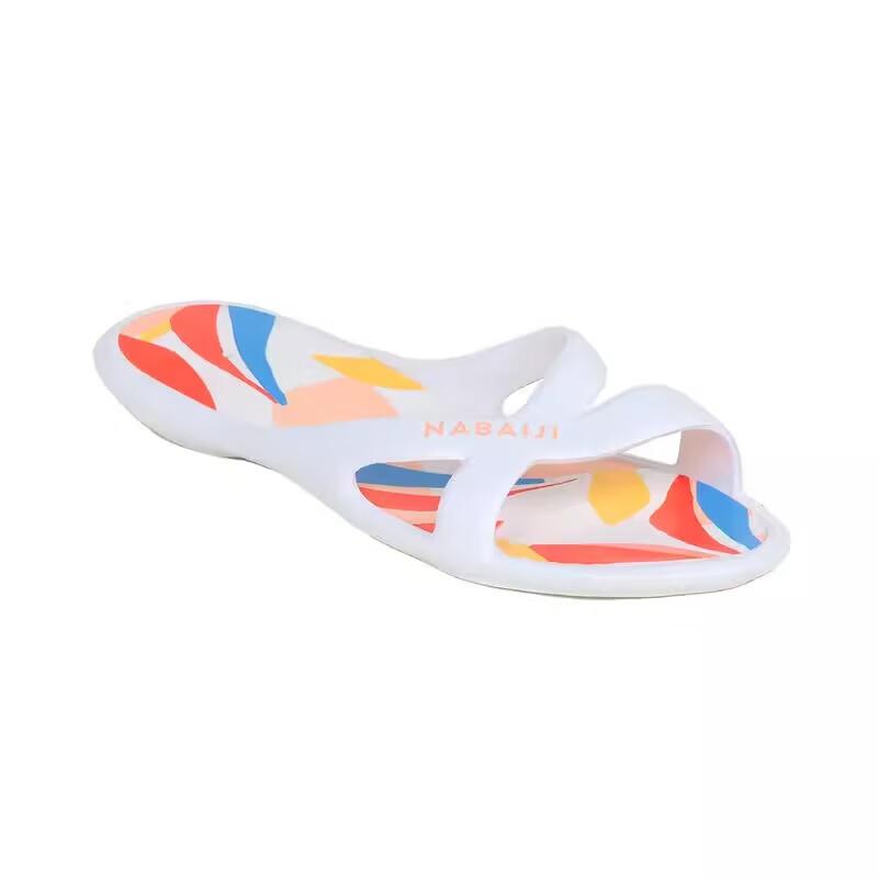 Женские противоскользящие пляжные и бассейновые шлепанцы Decathlon 39-40