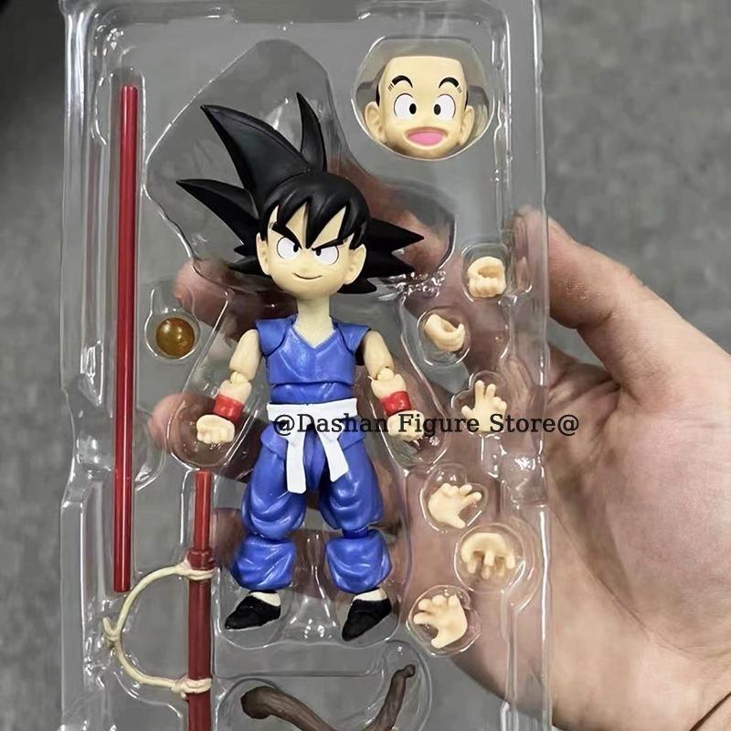 SHF Son Goku Innont Challenger Action Figure Dragon Ball Anime Movable Collection Doll Goku Kid Figurine PVC Model Toys Gifts