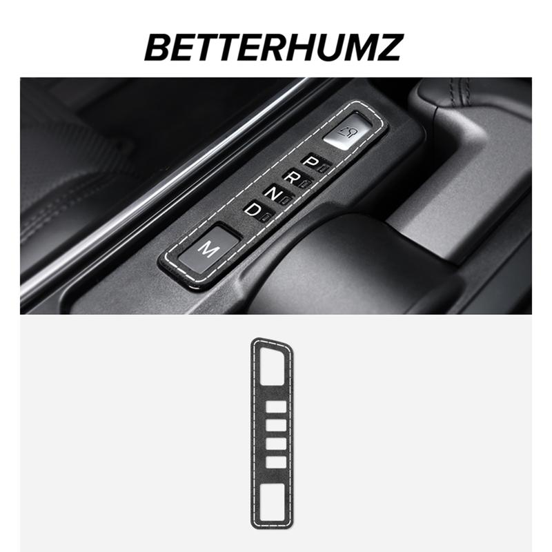 Fabriqué en Alcantara Betterhumz Pour Ford F-150 SVT Raptor -2025 Autocollant de Garniture d'Affichage de Levier de Vitesse de Voiture Accessoires d'Intérieur de Tuning
