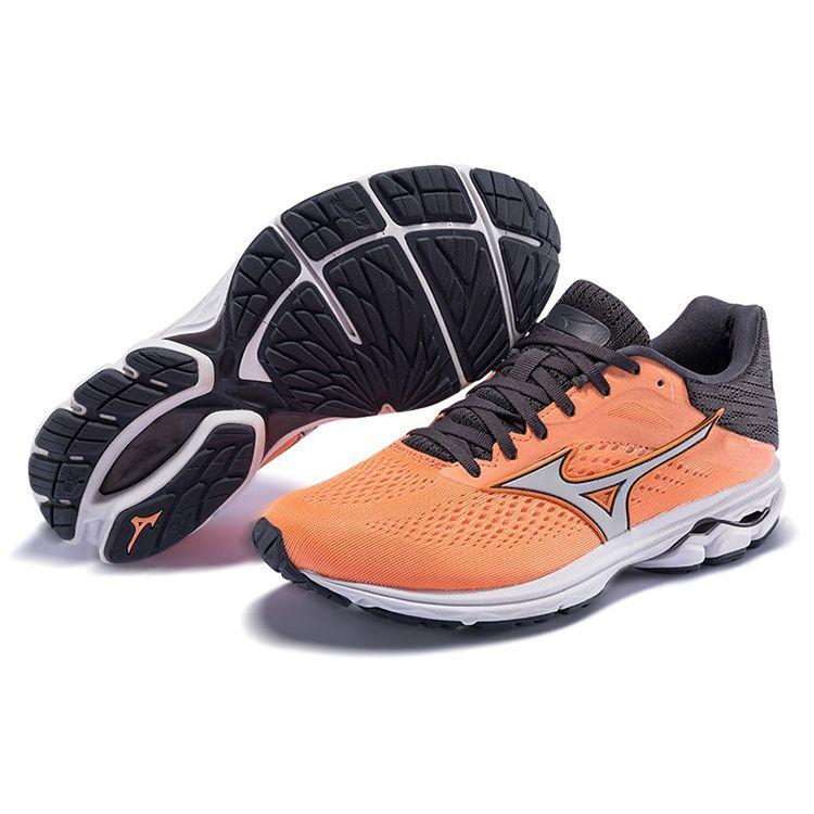 Mizuno Rider 23 Comfortable Casual Durable Breathable Low-Top Training Running Shoes Women Sneaker Orange J1GD190346