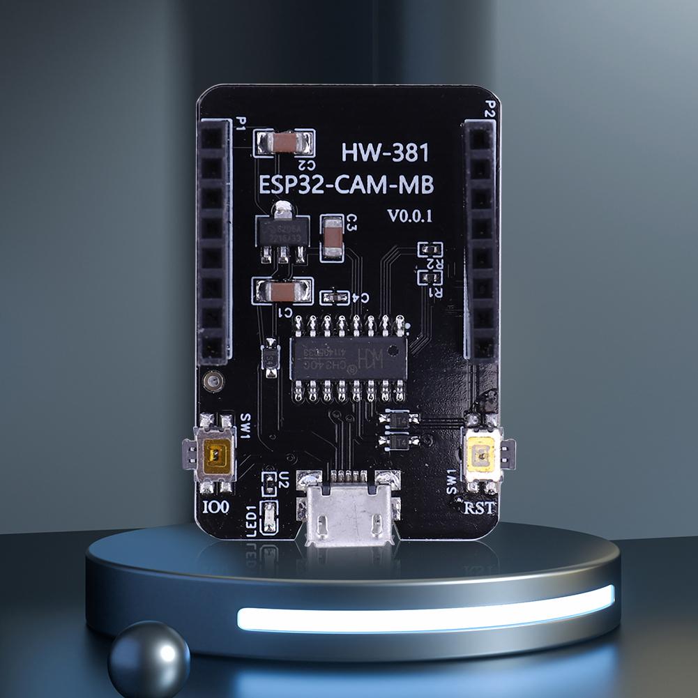 ESP32-CAM-MB Programmieradapterplatine CH340 Seriell zu USB Backplane TTL Downloader Modul 4,7V-5,3V für ESP32-CAM Modul