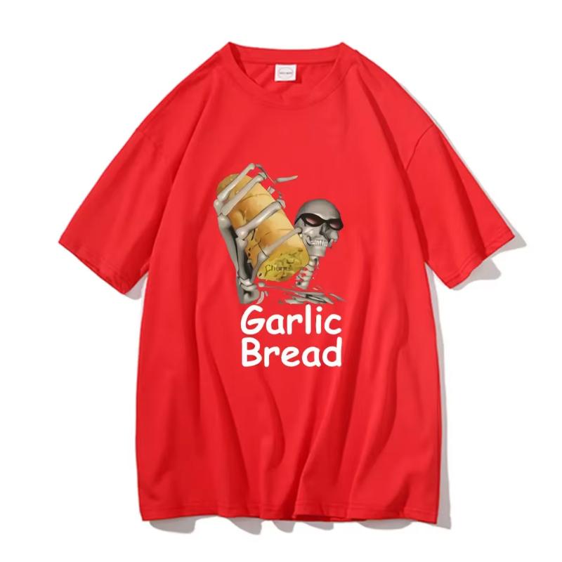 When Ur Mom Com HOM N Maek Hte Garlic Bread Unisex Women T Shirts Harajuku Graphic Vintage Best Trendy Unisex Casual Loose Tshirt