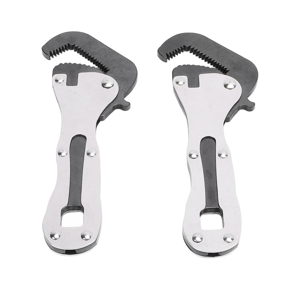 Micro Wrench Metal Ergonomic Portable Multifunctional Micro Self Adjusting Wrench for Tight Space