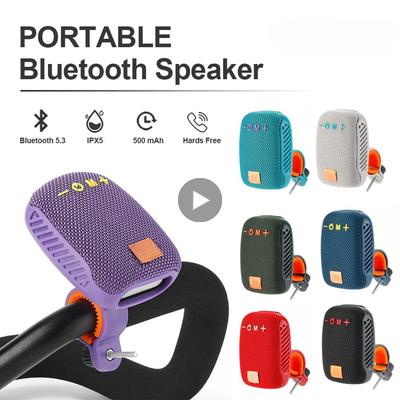 1 ADET taşınabilir Bluetooth hoparlör kablosuz radyo FM subwoofer hoparlör müzik subwoofer mini su geçirmez küçük Mp3