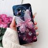 For Vivo Y39 5G Y300i 5G / Vivo V2436 V2444A Back Cover Girly Fashion Flower Butterfly Painting Case Soft Clear Silicone Funda