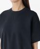 MUSINSA STANDARD WOMAN Women'S Double Knit Short Sleeve Sweatshirt [Navy]