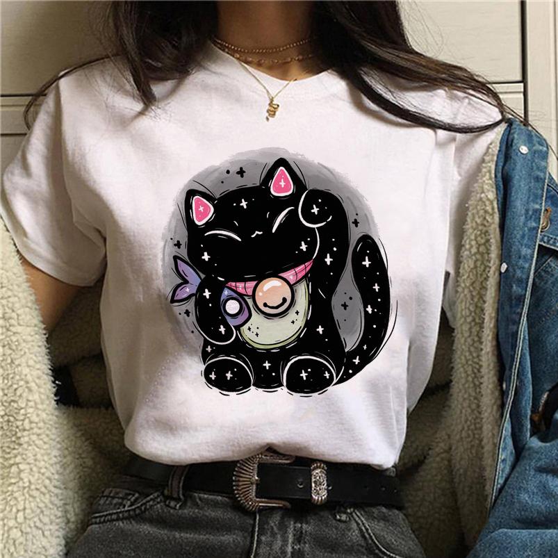 Tricou Harajuku Horror Psychedelic Satan Tricou Punk Tricou Demon Grim Death