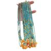 s9Silver amber clavicle chain, turquoise and small bead South Red agate necklace, elegant and stylish, versatile