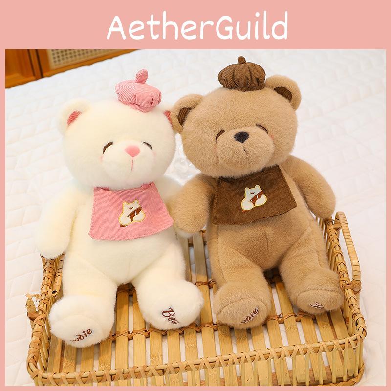 Baking Bear Plush Toy Cartoon Soft Stuffed Animal Doll Cute Bakery Decor Gifts