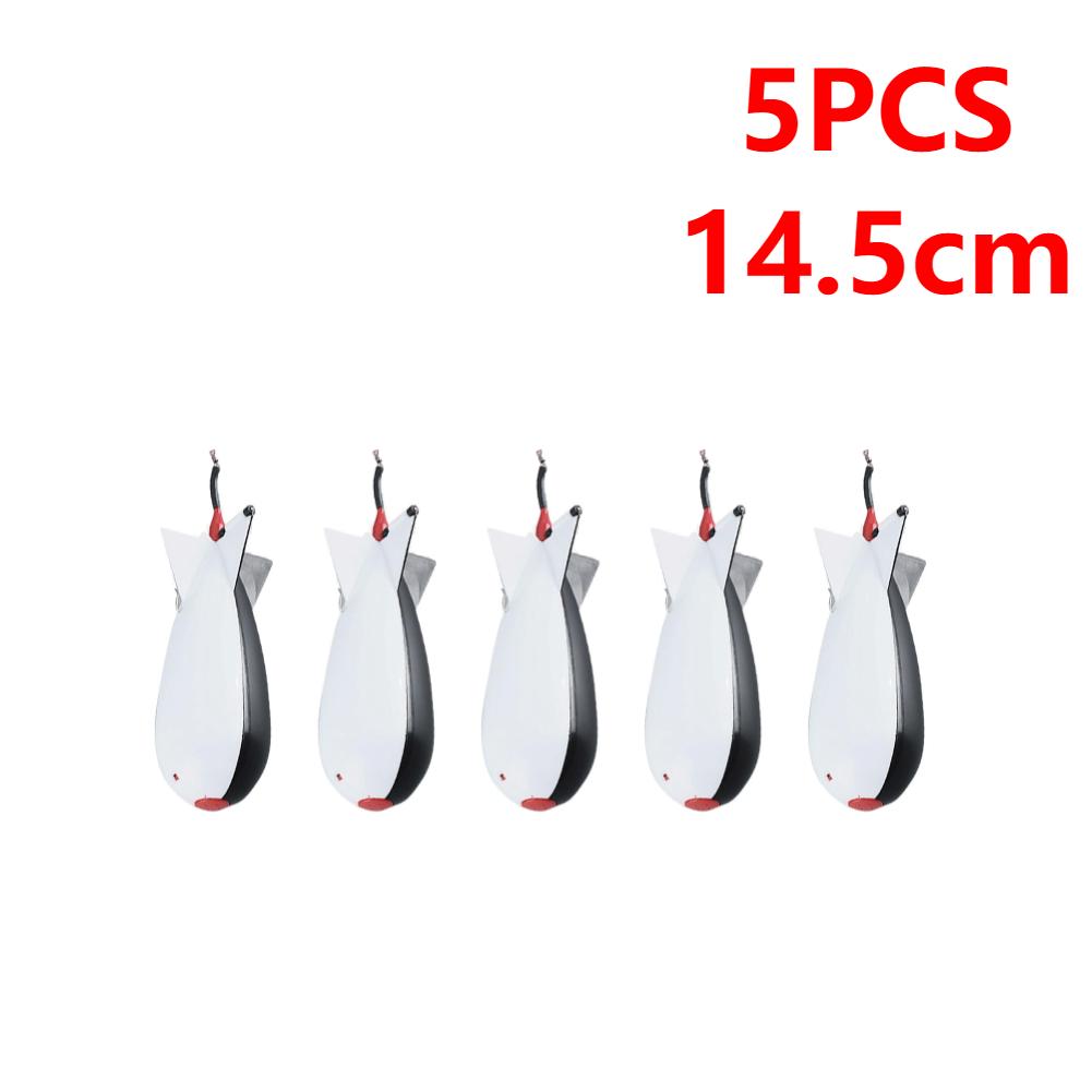 2-10 Stück Karpfenfischen Raketen Futterkörbe 14,5cm 19cm Bombarden Schwimmer Köderhalter Behälter Pellet Futterkörbe Positionierangelwerkzeug