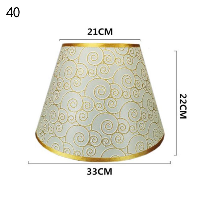 Retro Style Table Lampshades PVC Fabric E27 Floor Lamp Shade Desktop Bedroom Bedside Desktop Home Decor Wall Lamp Cover