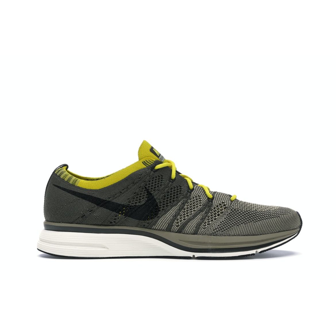 

Кроссовки унисекс Nike Flyknit Trainer 2018 Cargo Khaki Green Bright-Citron AH8396-300