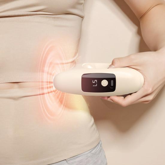 Electric Fascia Massage Ring 5 Intensities Adjustable Muscle Relief Fat Burning Cordless Massager Quiet Portable Deep Tissue