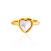 Shertz Heart Point Bold Cubic Ring