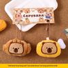Cartoon Capybara Bread Plush Keychain Cute Plush Capybara Pendant Creative  Backpack Decoration Accessories Gifts