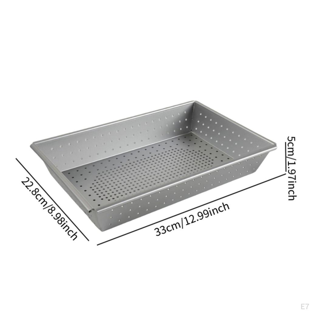 Pizza Pan Baking Sheet Oven Supplies High Temperature Resistant Homemade Restaurant Nonstick