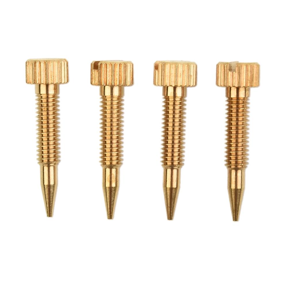 For Weber 4PCS Screws 4PCS Copper Plating Solid Brass