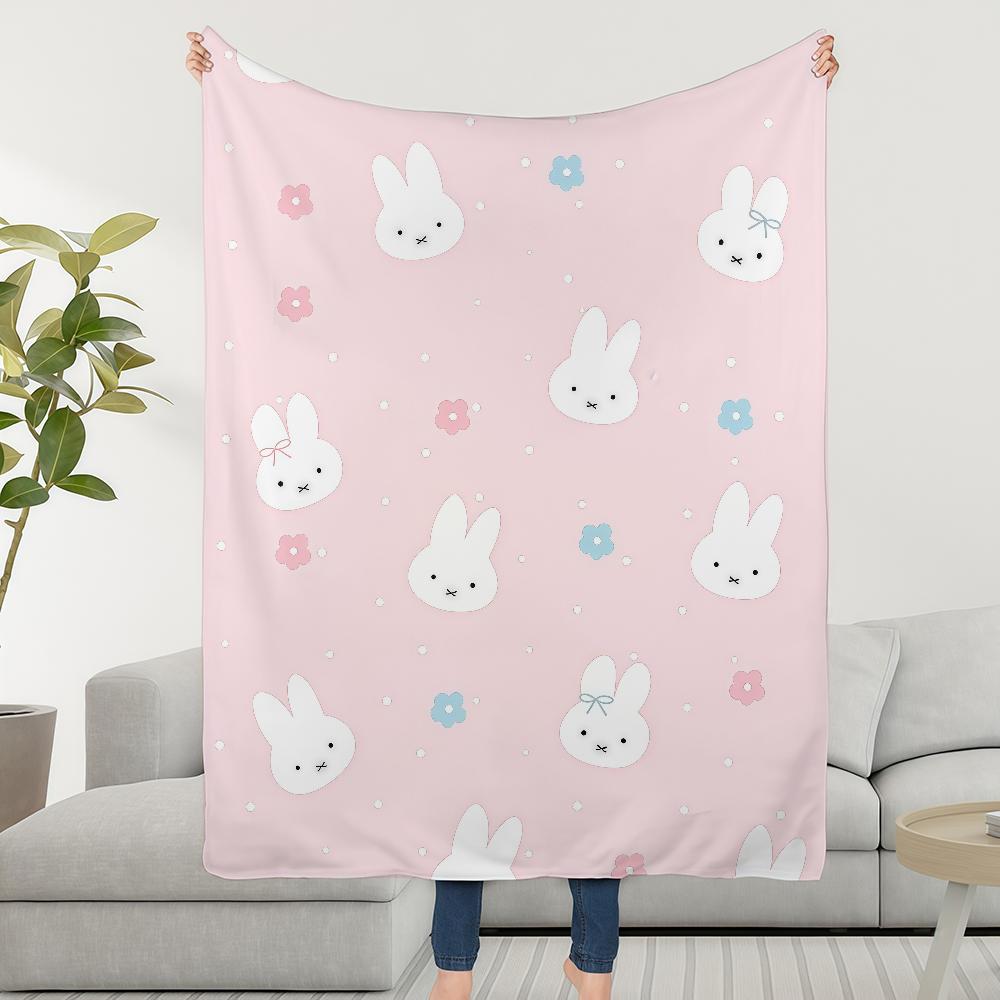 M-MiffyS-ES Cartoon Cute Blanket Soft Warm Furry Throw Super Kids Toys Bed Sofa Car Cradle