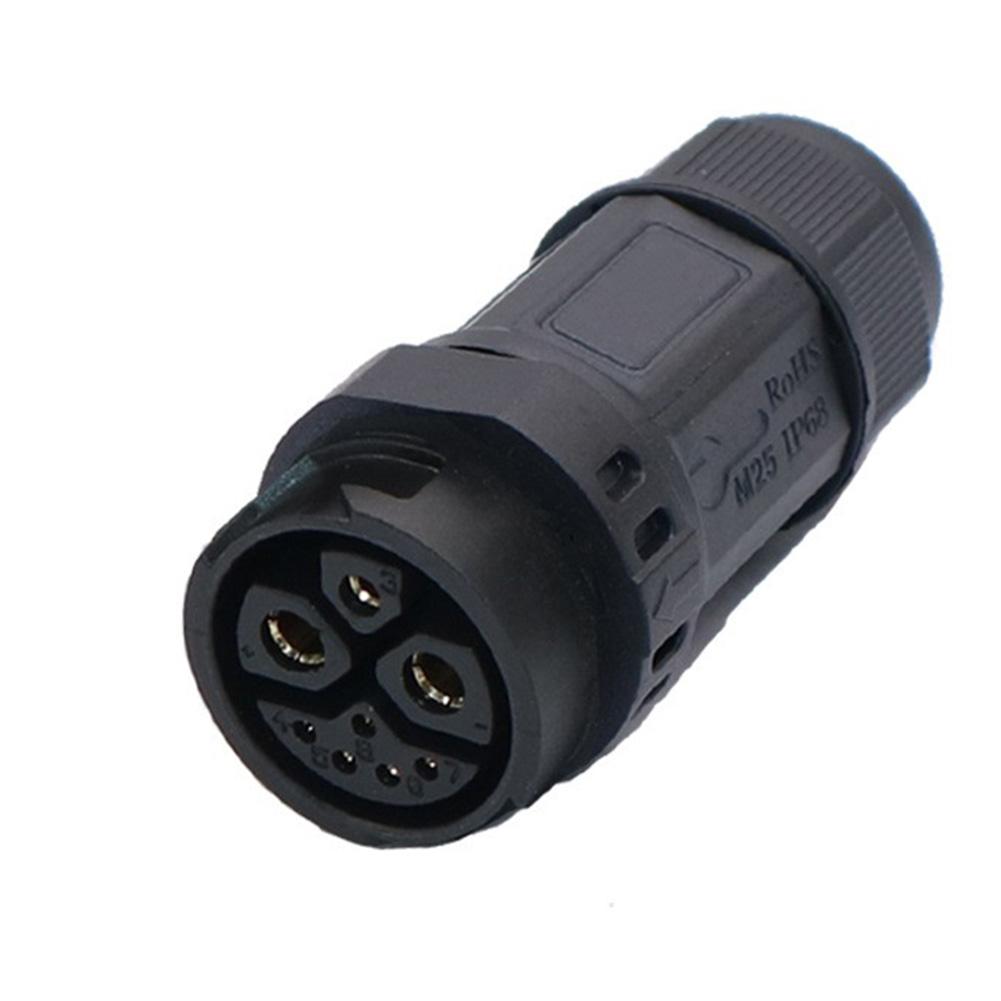 For Electric Bicycles 8 Pin Connector Battery Connector IP67 Waterproof Battery Connector Battery Connector Efficient Charging