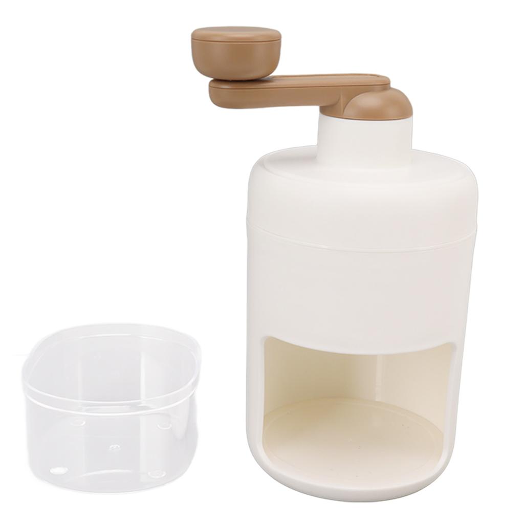 Manuelle Eiszerkleinerer Hand Eisraspelmaschine Schneekegelbereiter Getränke DIY Set für Zuhause Küche