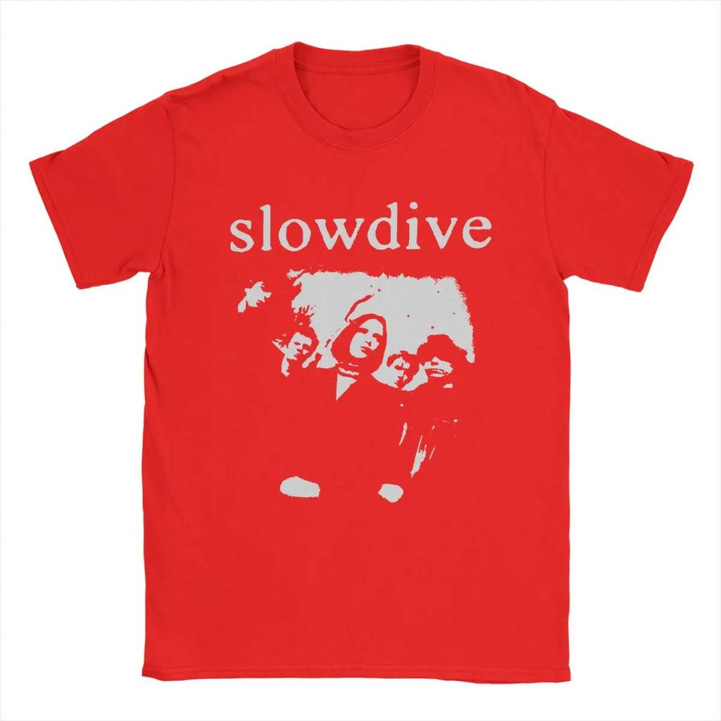 Men Slowdive T Shirt Cotton Clothing Leisure Short Sleeve Round Neck Tees