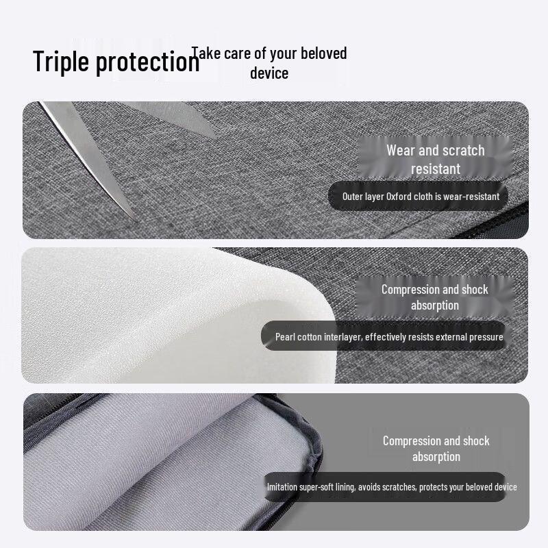 

16-дюймовая противоударная сумка для ноутбука для Huawei, Apple, Lenovo 14-17,3 дюйма 16 inch