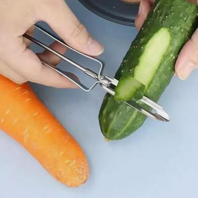 Multifunctional Stainless Steel Kitchen Peeler Fruit Vegetable Potato Carrot Cucumber Grater Juliennes Durable Vegetable Slicer