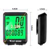 WEST BIKING Bicycle Wireless Computer MTB Road Bike Odometer Waterproof With Backlight Cycling Speedometer LED Rate Stopwatch