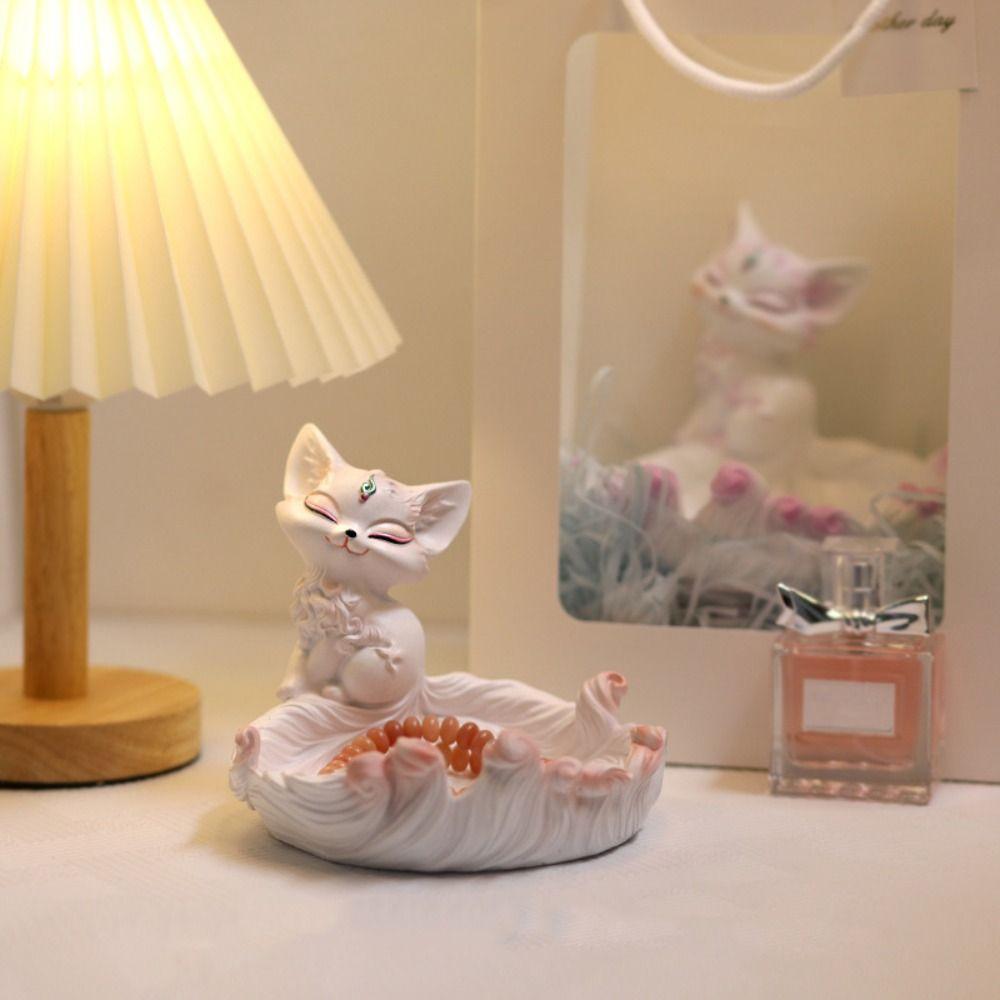 Resin Jewelry Key Storage Rack Modern Key Tray Home Decor Desktop Storage Ornament  Cabinet