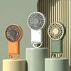 Cooling Electric Fan 3 Wind Speed Portable Pocket Fan For Travel Indoor Outdoor Usb Desktop Rechargeable Handheld Fan with Hook