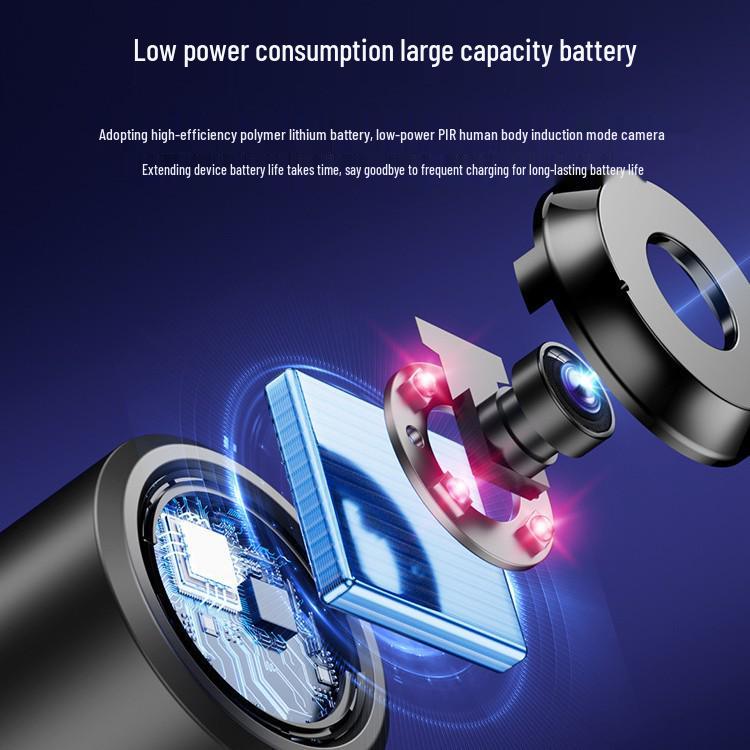 Wireless Indoor HD Night Vision Surveillance Camera with Mobile App Remote Monitoring