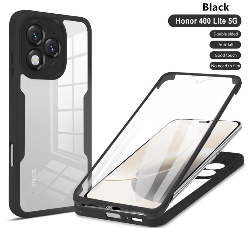 For Honor 400 Lite 5G 360 Full Body Screen Protector Transparent Case For Honor 400 Pro 5G 400 Shockproof Phone Cover
