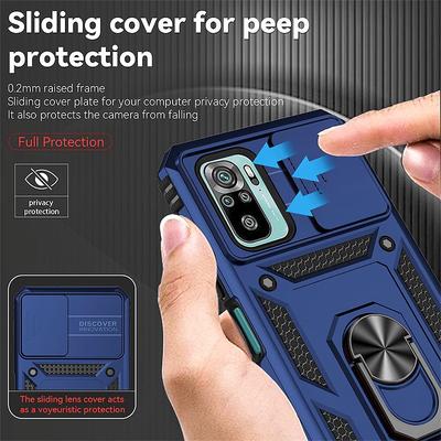 Pre Xiaomi Redmi Note 10 10s 4G Puzdro Magnetický Držiak Krúžok Brnenie Funda Pre Redmi Note 10 Pro Max Note10 10C Kryt Ochrany Objektívu