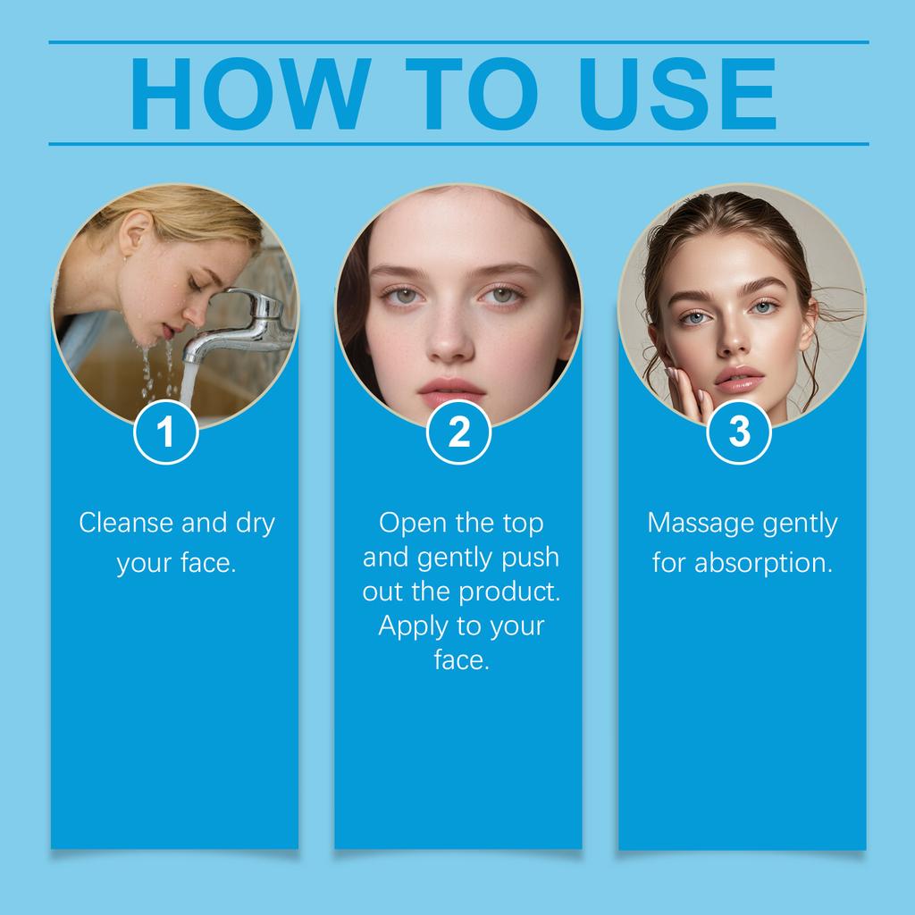Collagen Peptide Revitalizing Serum Freeze-dried Powder ,Moisturizing Hyaluronic Acid Powder Cream Facial Filler Fade Fine Lines