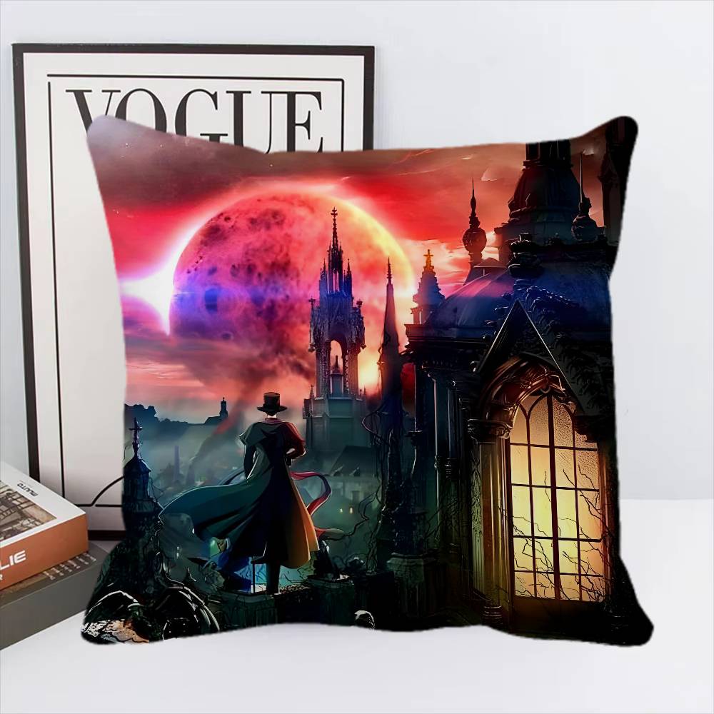 Чехол для подушки Аниме Лорд Тайн Квадратная Подушка Спальня Диван Отдых Комфорт Подушка Автомобиль Домашний Декор 16x16Inch