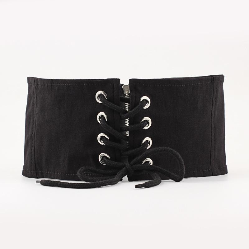 

Пояс-корсет, Пояс для талии, Женская футболка для коррекции фигуры, Платье, Широкий ремень, Черный эластичный пояс.