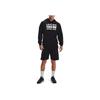 Under Armour Rival Logo Printed Fleece Hoodie Men Hoodies Black 1366363-001