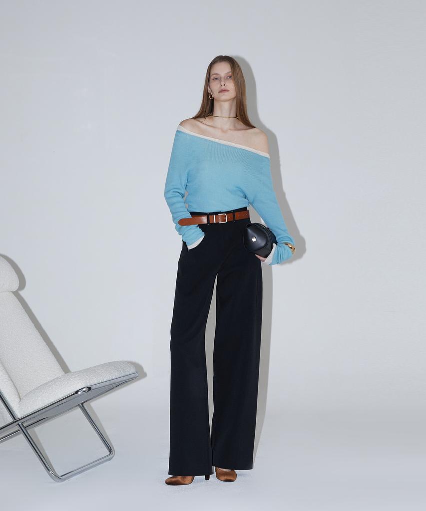 RENEJ Ava Curve Pants - Black