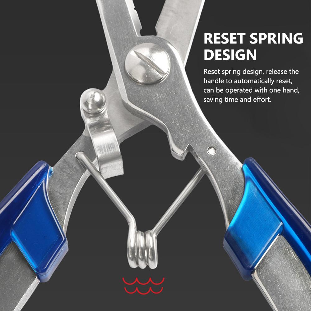 Multifunctional Fish Pliers Fishing Line Cutter Fishing Line Tied Pliers Fishing Hooks Picking Pliers Long Nosed Pliers