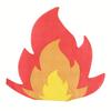 [20pcs New Flame Napkins] 20pcs Flame-Shaped Decorative Paper Napkins 12.08x12.6 Inch | Vibrant Fire Design
