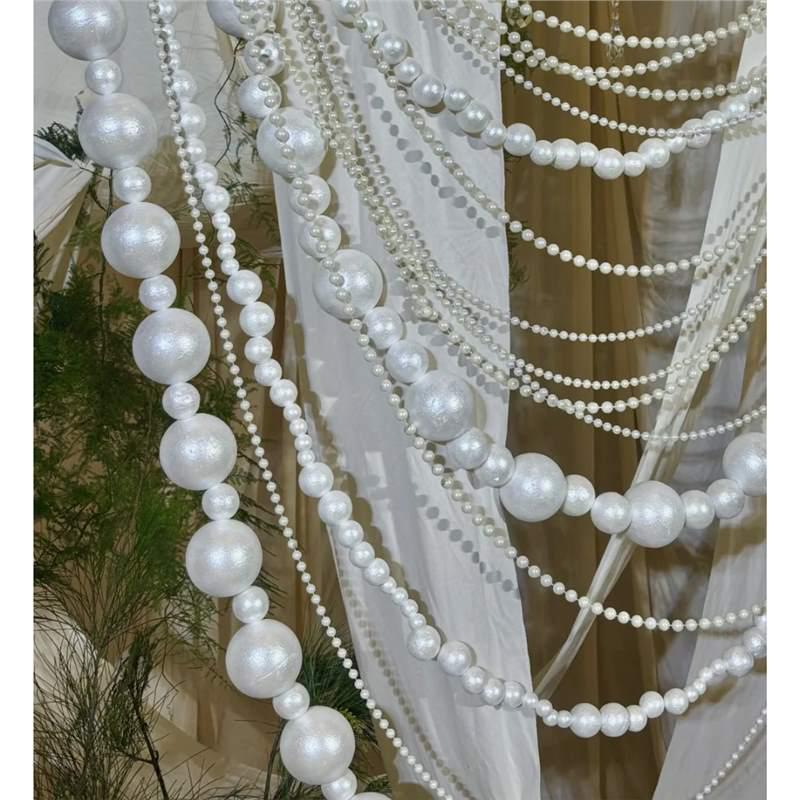 Giant Pearl String Wedding Ornament for Display & Décor